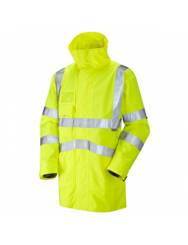 Leo Workwear - A04 Clovelly Class 3 Breathable Executive Anorak - Yellow - 2020ppe