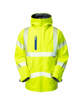 Leo Workwear - A20 Marisco Class 3 High Performance Waterproof Anorak - Yellow - 2020ppe