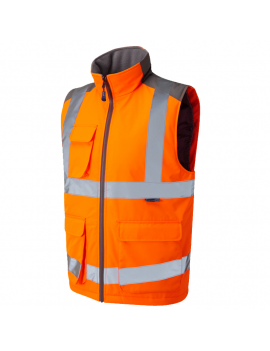 Leo Workwear - BW01 Torrington Class 2 Bodywarmer - Orange - 2020ppe