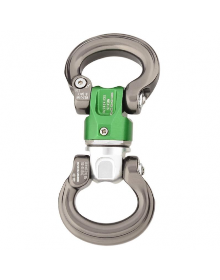 DMM - SW490 Nexus Swivel Bow to Bow - Silver / Green / Titanium - 2020ppe
