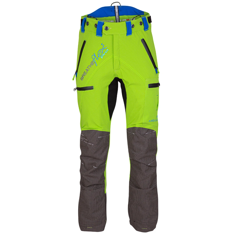 Arbortec Breatheflex Pro Type C Class 1 Chainsaw Trousers - Lime
