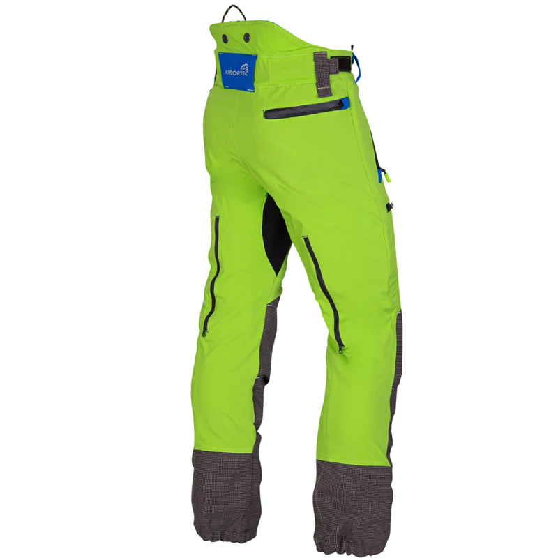 Arbortec Breatheflex Pro Type C Class 1 Chainsaw Trousers - Lime