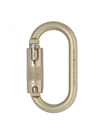 DMM - C457 10mm Oval Locksafe - Steel Gold - 2020ppe