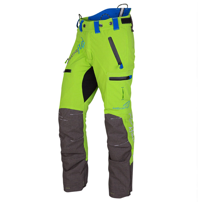 Arbortec Breatheflex Pro Type C Class 1 Chainsaw Trousers - Lime