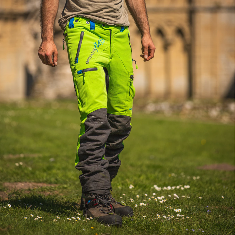Arbortec Breatheflex Pro Type C Class 1 Chainsaw Trousers - Lime