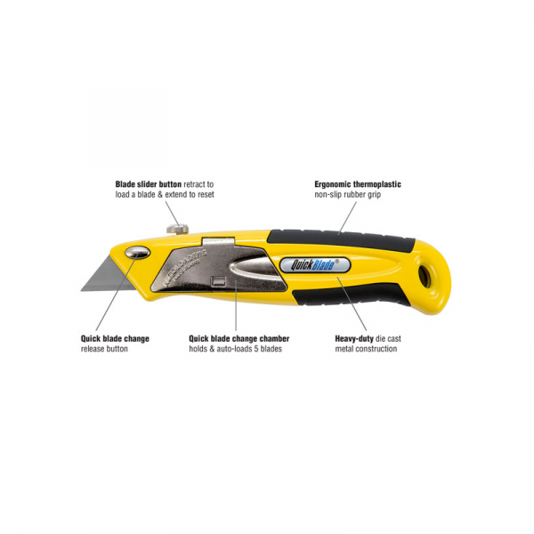 PHC - Autoloading Utility Knife - Yellow 2