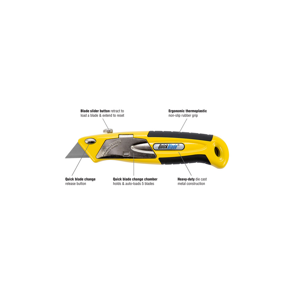 PHC - Autoloading Utility Knife - Yellow