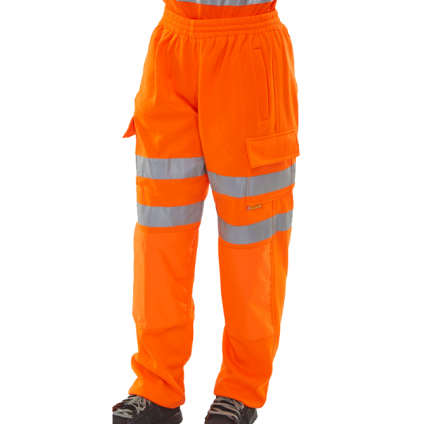 B Seen - Jogging Bottoms - Hi Viz Orange - 2020ppe
