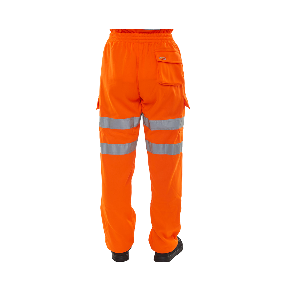 B Seen - Jogging Bottoms - Hi Viz Orange - 2020ppe