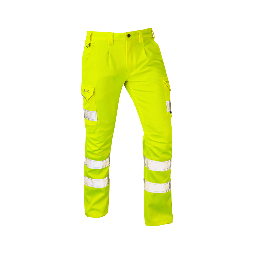 Leo Workwear - CT04 Kingford Cargo Stretch Trousers - Orange - 2020ppe