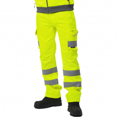 Leo Workwear - CT04 Kingford Cargo Stretch Trousers - Orange - 2020ppe