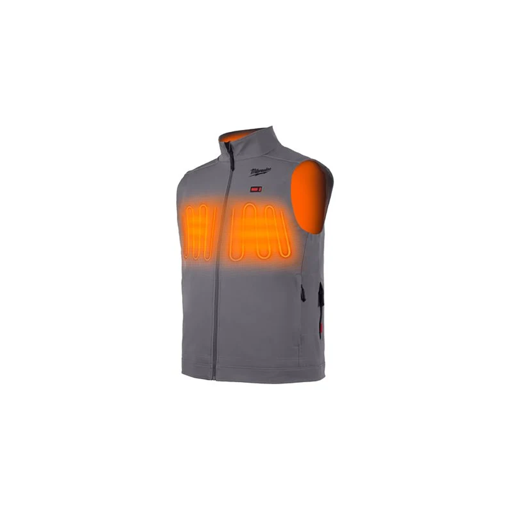 Milwaukee M12 HVGREY Grey Heated Vest - 2020ppe