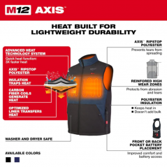 Milwaukee - Heated Bodywarmer - Black - 2020ppe
