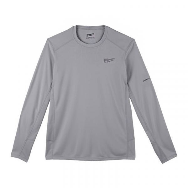 MILWAUKEE - WORKSKIN™ LIGHT WEIGHT LONG SLEEVE T-SHIRT - GREY- 2020ppe