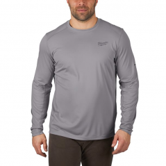 MILWAUKEE - WORKSKIN™ LIGHT WEIGHT LONG SLEEVE T-SHIRT - GREY- 2020ppe