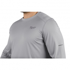 MILWAUKEE - WORKSKIN™ LIGHT WEIGHT LONG SLEEVE T-SHIRT - GREY- 2020ppe