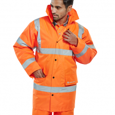 CTJENGOR - High Visibility Traffic Jacket - Orange - 2020ppe