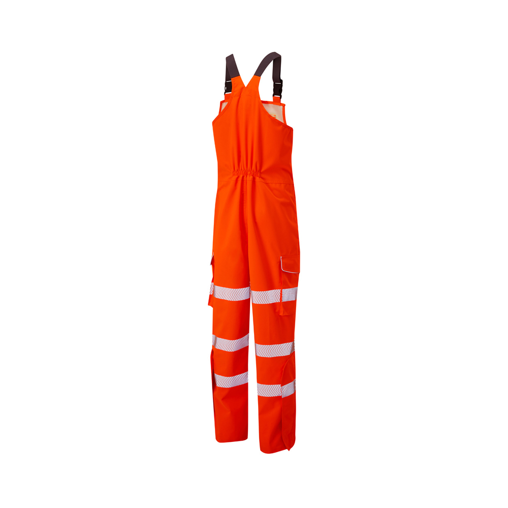 LEOWORKWEAR - Northam Overalls Bib & Brace - Orange - 2020ppe