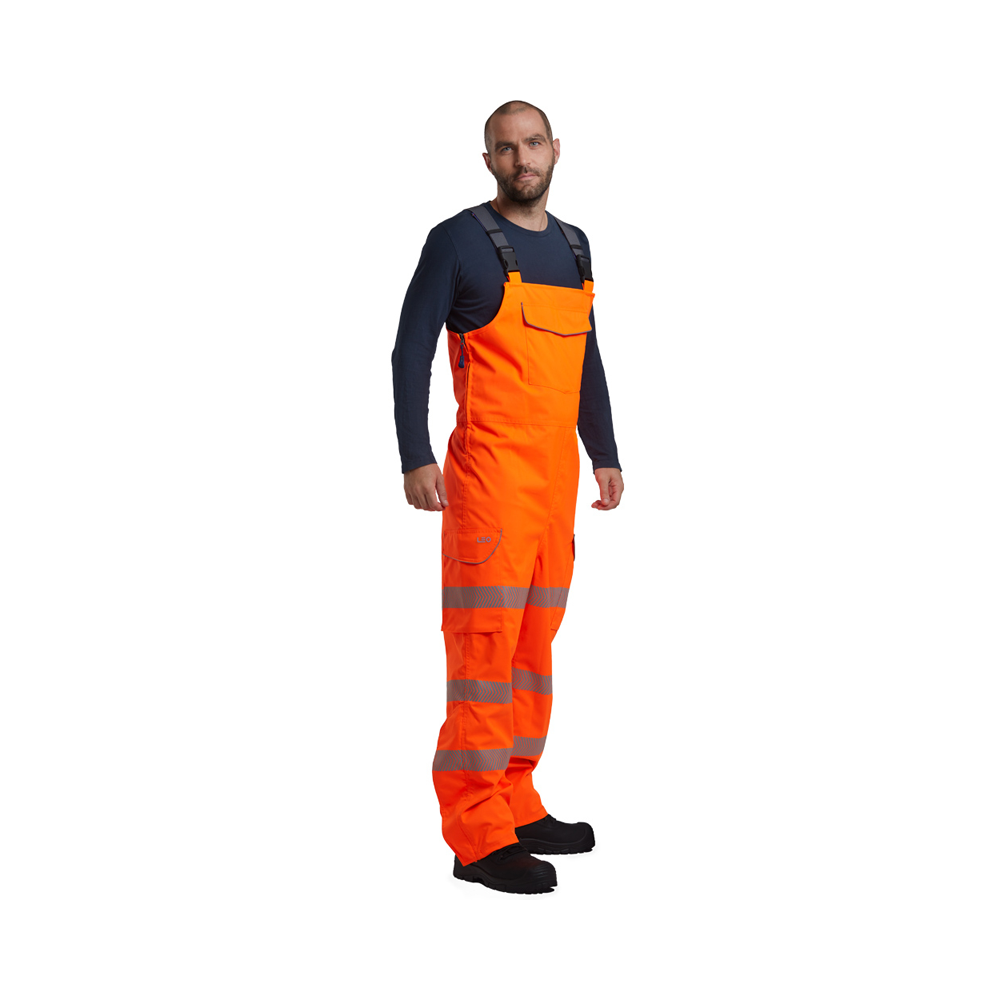 LEOWORKWEAR - Northam Overalls Bib & Brace - Orange - 2020ppe