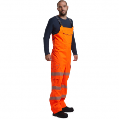 LEOWORKWEAR - Northam Overalls Bib & Brace - Orange - 2020ppe