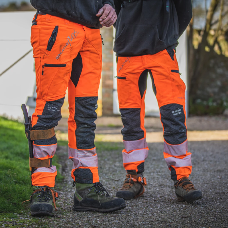 Arbortec Breatheflex Pro Type A Class 1 Chainsaw Trousers - Hi-Vis Orange