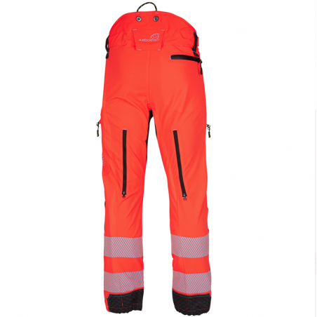 Arbortec Breatheflex Pro Type C Class 1 Chainsaw Trousers - Hi-Vis Orange Rear