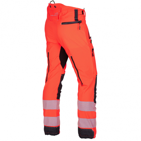 Arbortec Breatheflex Pro Type C Class 1 Chainsaw Trousers - Hi-Vis Orange Rear side