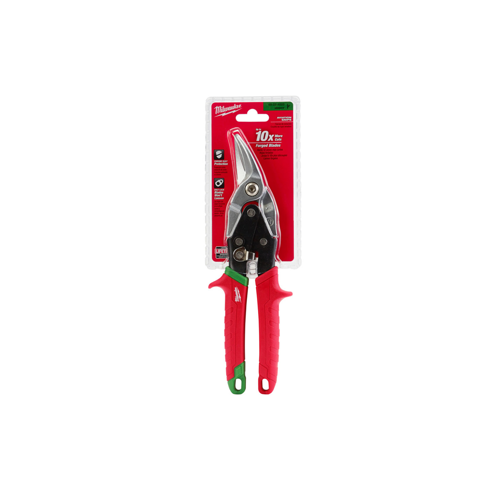Milwaukee Aviation Snips Right Cut 48224520