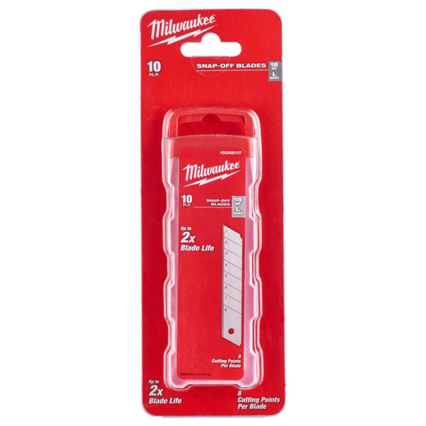 Milwaukee 18mm Silver blade 10PCS CASE 4932480107 2