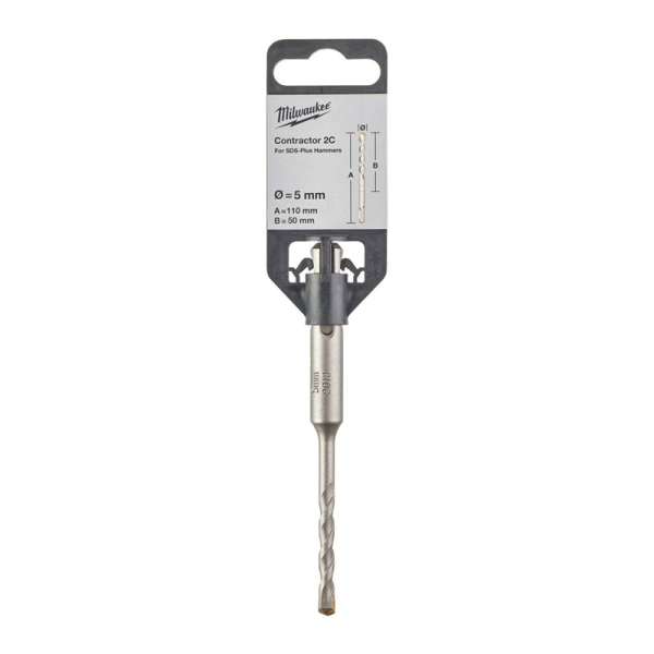 Milwaukee SDS+ CONTRACTOR 5mm x 110mm - 1 pc 4932471212 2