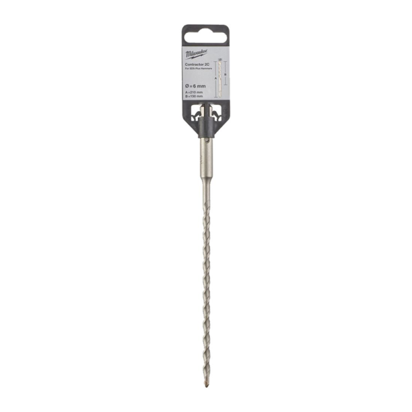 Milwaukee SDS+ CONTRACTOR 6mm x 210mm - 1 pc 4932471219 2
