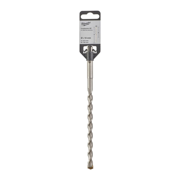 Milwaukee SDS+ Contractor 10mm x 210mm - 1pc 4932471234 2