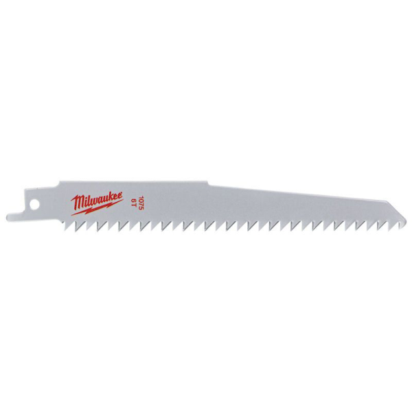 Milwaukee 48001075 150mm X 6TPI Reciprocating Sawzall Blades – 3 pack