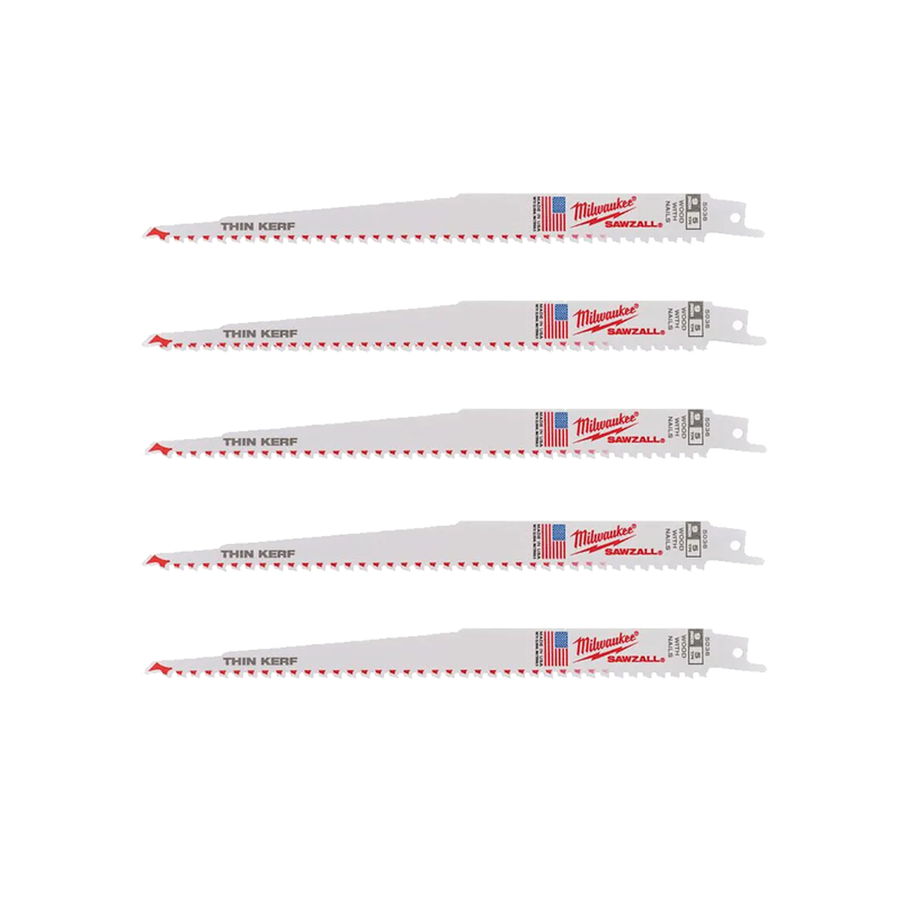 Milwaukee Sawzall Blade For Reciprocating Saws 230mm x 5tpi 5 pack 48475036