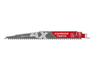 Milwaukee Sawzall Blade For Reciprocating Saws TCT AX 230mm x 5tpi-1pack 48005226