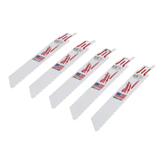 Milwaukee Sawzall Blade For Reciprocating Saws 150mmx18tpi 5 pack 48005184