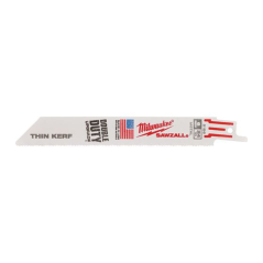 Milwaukee Sawzall Blade For Reciprocating Saws 150mm x 25tpi 5 pack 48475186