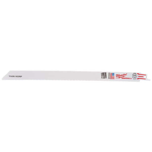 Milwaukee Sawzall Blade For Reciprocating Saws 300mm x 18tpi 5 pack 48005189