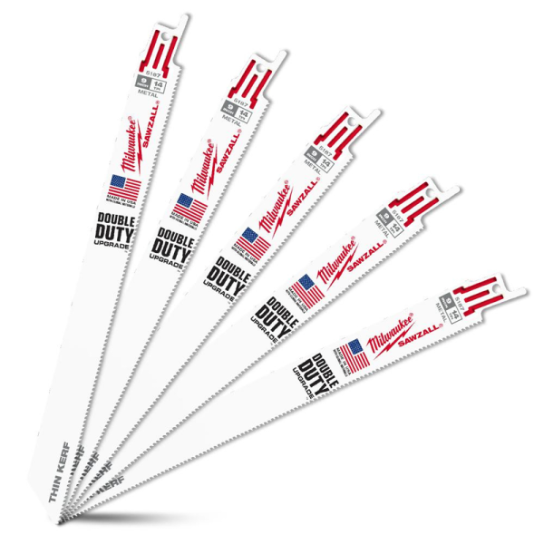 Milwaukee Sawzall Blade For Reciprocating Saws 230mm x 14tpi 5 pack 48005187