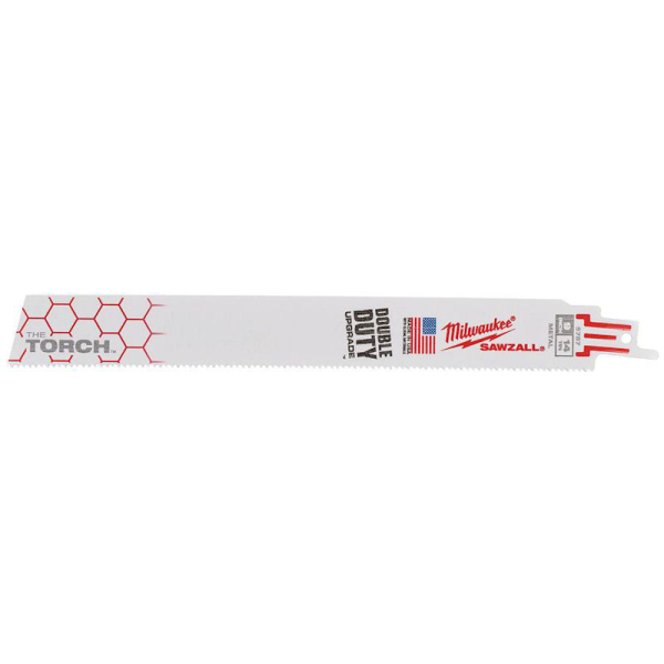 Milwaukee Sawzall Blade For Reciprocating Saws TORCH 230mm x 14tpi 5 pack 48005787