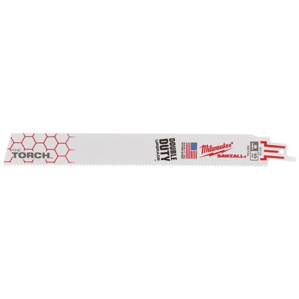 Milwaukee Sawzall Blade For Reciprocating Saws TORCH 230mm x10tpi 5 pack 48005713