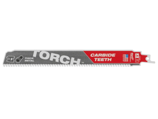 Milwaukee Sawzall Blade For Reciprocating Saws TCT TORCH 230mm x 8tpi 1pack 48005202