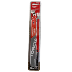Milwaukee Sawzall Blade For Reciprocating Saws TCT TORCH 230mm x 8tpi 1pack 48005202