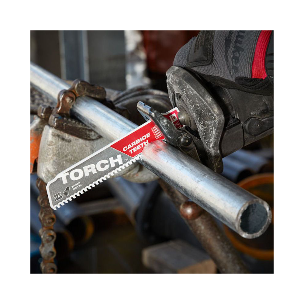 Milwaukee Sawzall Blade For Reciprocating Saws TCT TORCH 230mm x 8tpi 1pack 48005202