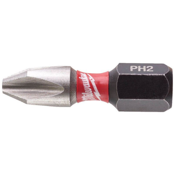 Milwaukee Screwdriver SHOCKWAVE™ Bits PH2 25mm-  2 Pack 4932472036