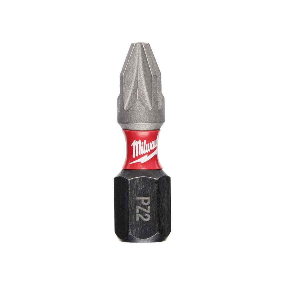 Milwaukee Screwdriver SHOCKWAVE™ Bits PZ2 25mm- Pack of 2  4932472040