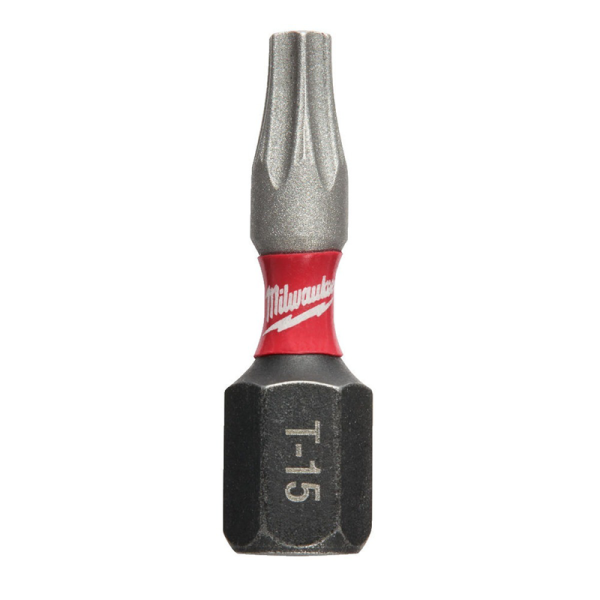 Milwaukee Screwdriver SHOCKWAVE™ Bits TX15 25mm-2pc 4932430872 2