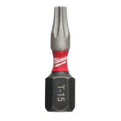 Milwaukee Screwdriver SHOCKWAVE™ Bits TX15 25mm-2pc 4932430872 Milwaukee Screwdriver SHOCKWAVE™ Bits TX15 25mm-2pc 4932430872