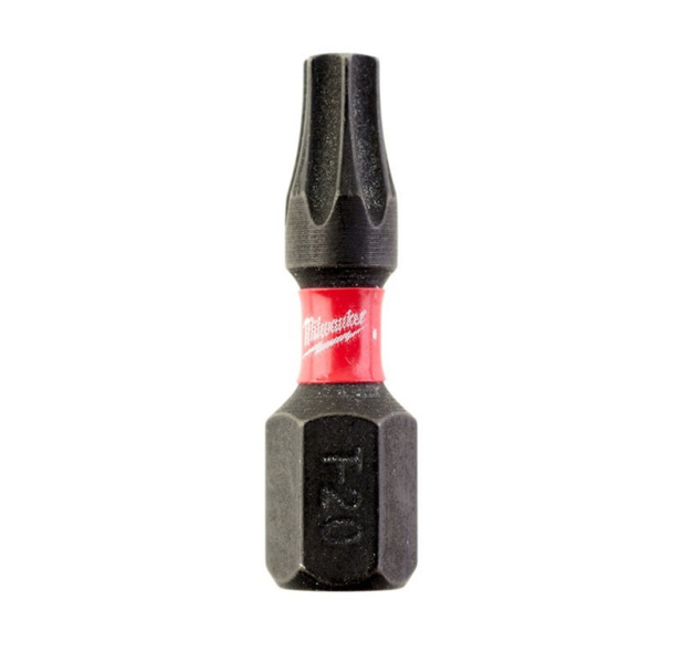 Milwaukee Screwdriver SHOCKWAVE™ Bits TX20 25mm-2pc 4932430874 2