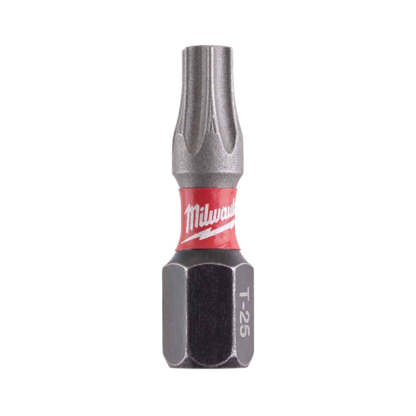 Milwaukee Screwdriver SHOCKWAVE™ Bits TX25 25mm-2pc 4932430879 2